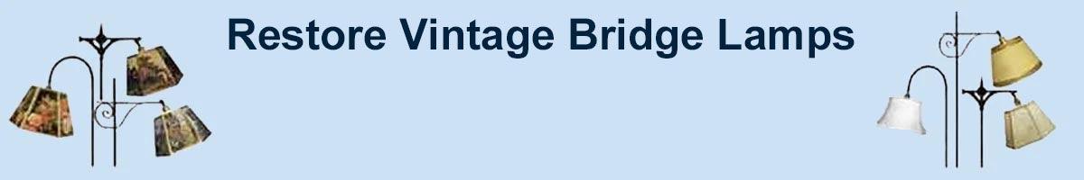 How to restore a Vintage Bridge Lamp