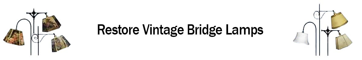 How to restore a Vintage Bridge Lamp