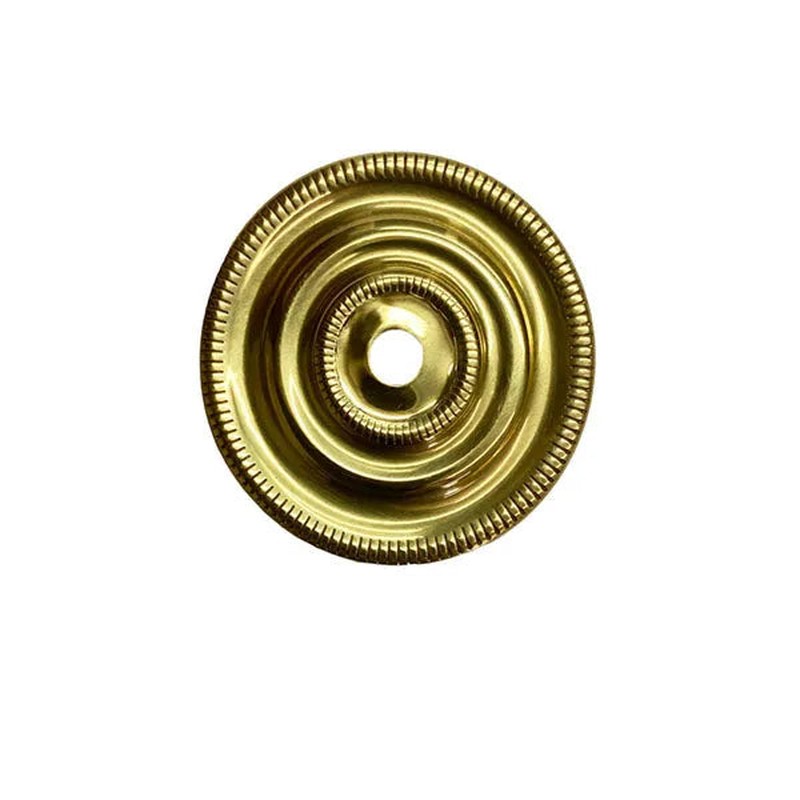 Round Brass Backplate, 1-1/2" Paxton Hardware