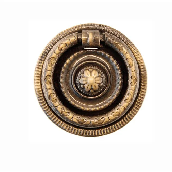 Antique Ring Furniture Pulls, diameter 2 - Paxton Hardware ltd