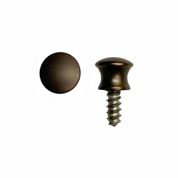 Tiny Antique Brass Knob, 3/8" - Paxton Hardware