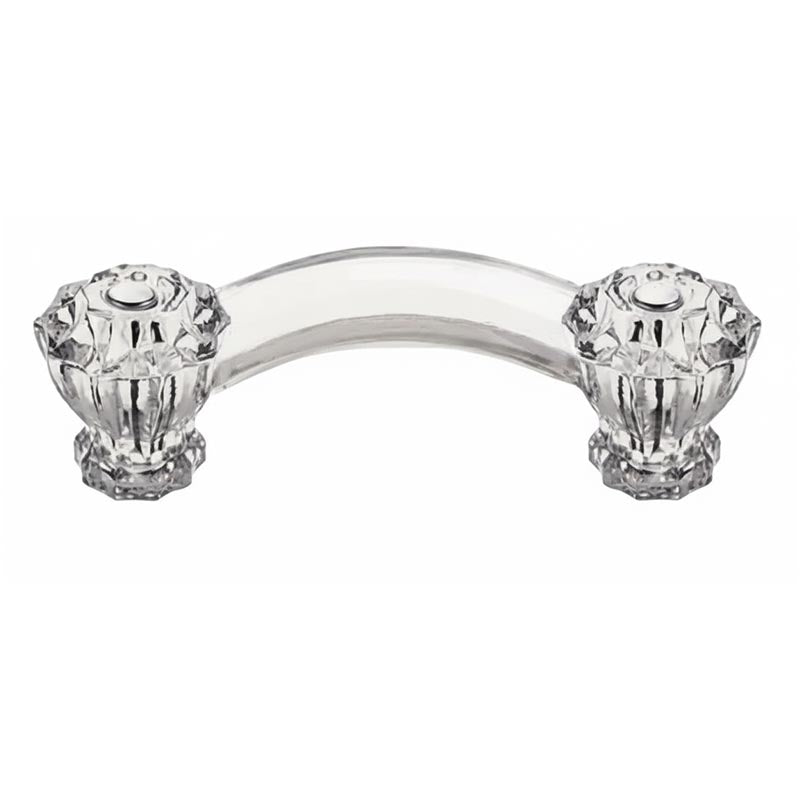 Sparkly Fluted Glass Cabinet Handle, Paxton Hardware