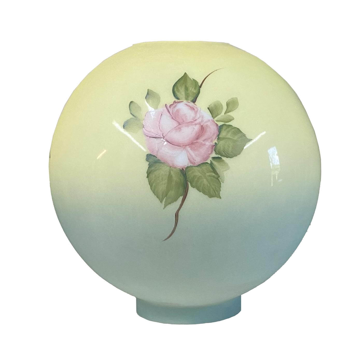 Back view of ball lamp shade Springtime - Paxton Hardware