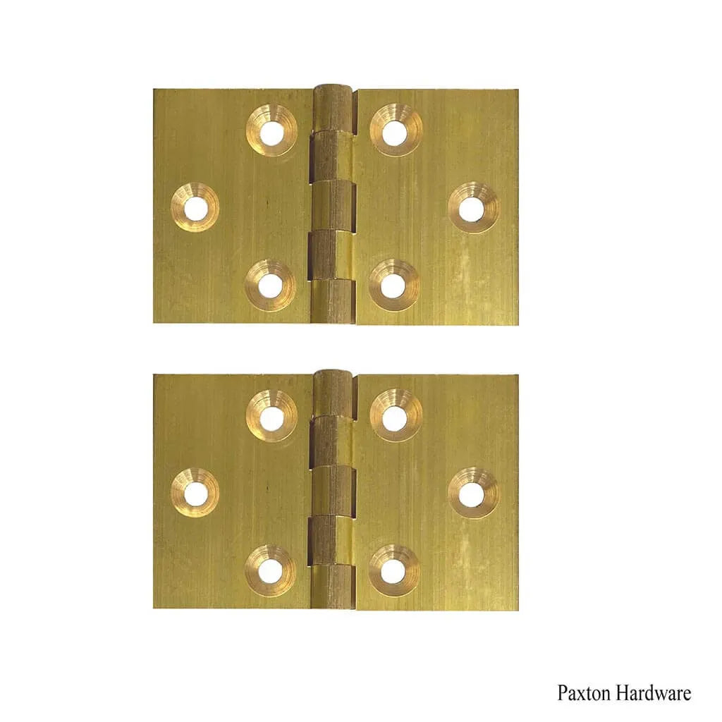 Wide Extruded Brass Hinges 1-1/4
