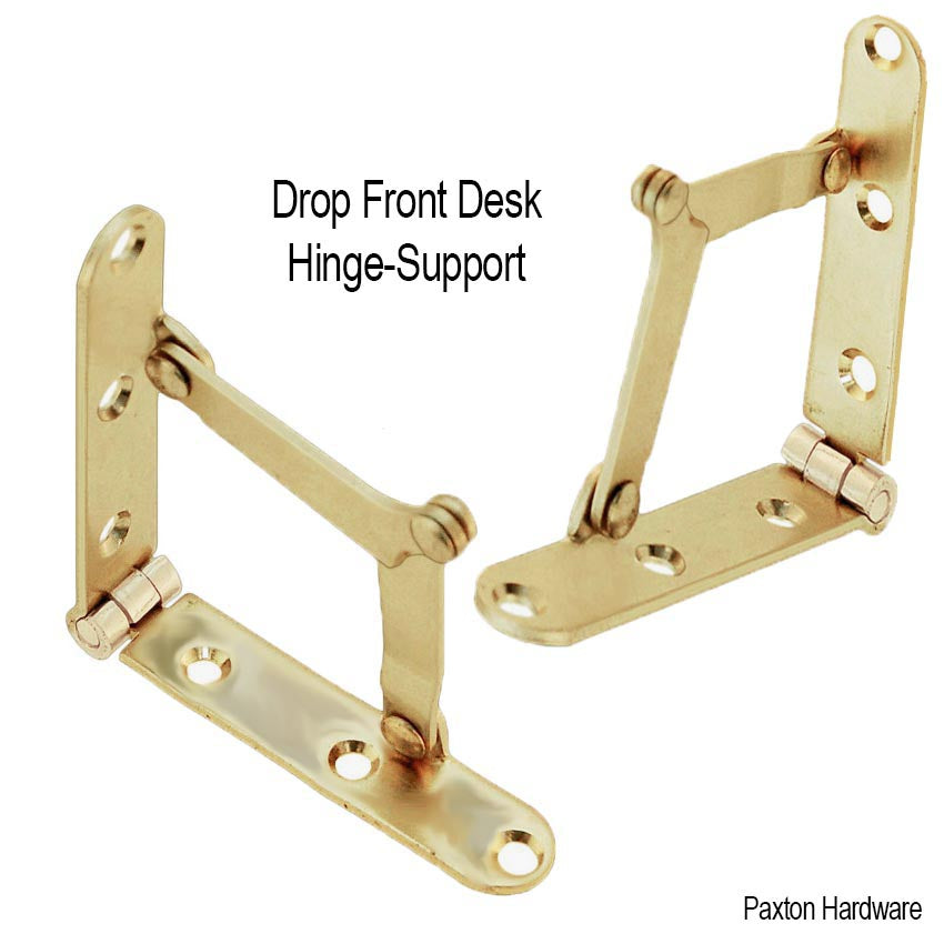 Slant front desk hinge support - Paxton Hardware