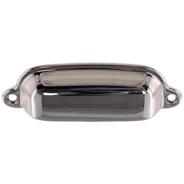 Polished Nickel Cup Pulls ideal for kitchen cabinets - Paxton hardware ltd