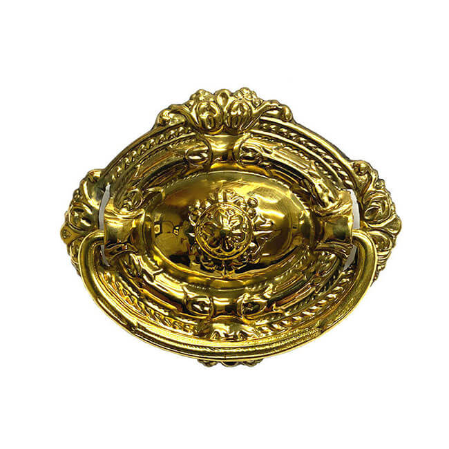 Decorative center mount drawer pull - Paxton Hardware