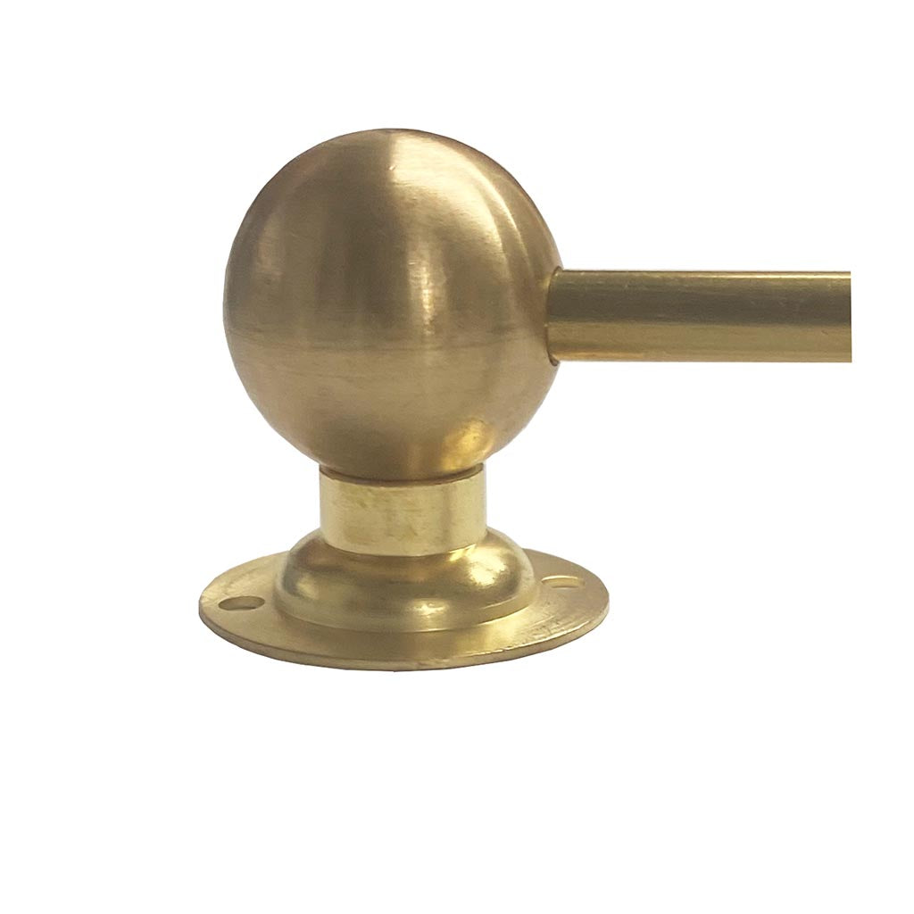 Short Brass Tipping Rail - Paxton Hardware