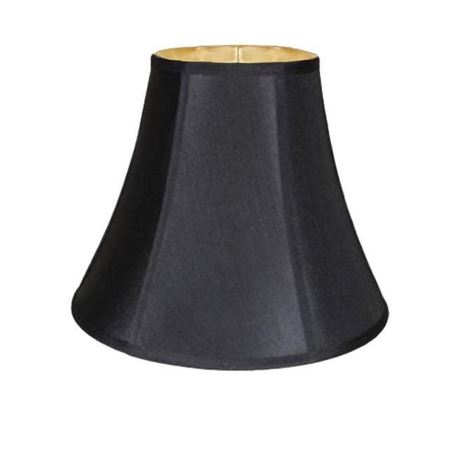 Black Silk Lamp Shade, 14&quot; - Paxton Hardware