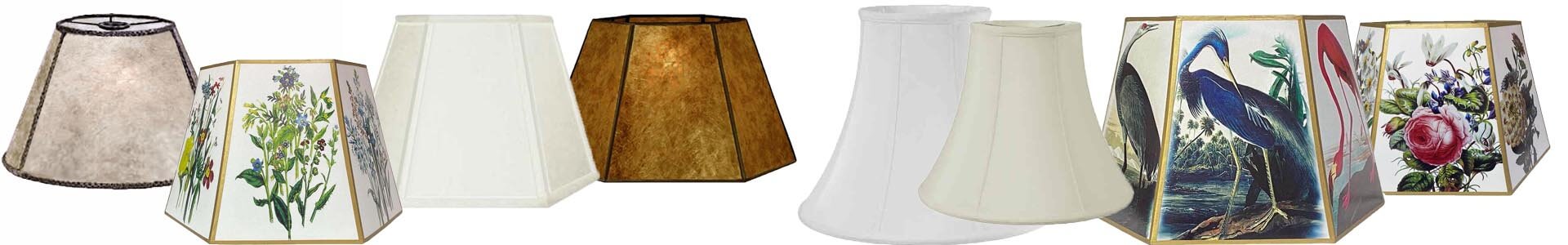 Silk, Parchment and Mica Lamp Shades - Paxton Hardware