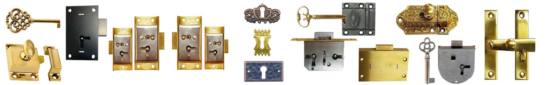 Antique Furniture Locks, Catches, Keyhole Covers - Paxton Hardware