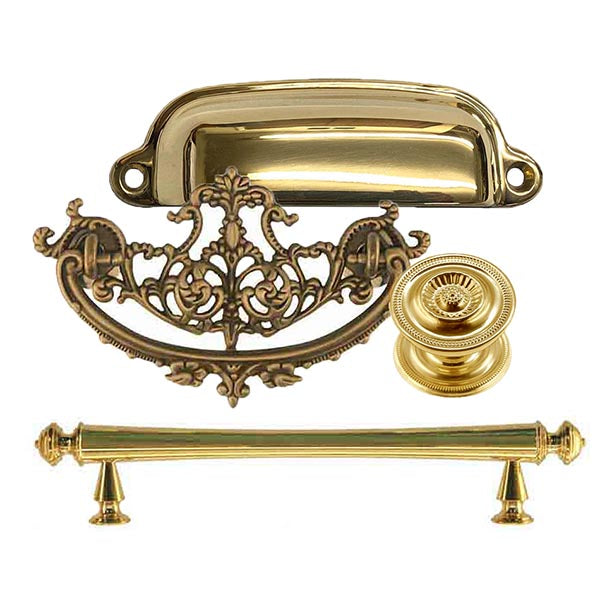 Brass Drawer Pulls - Paxton Hardwar