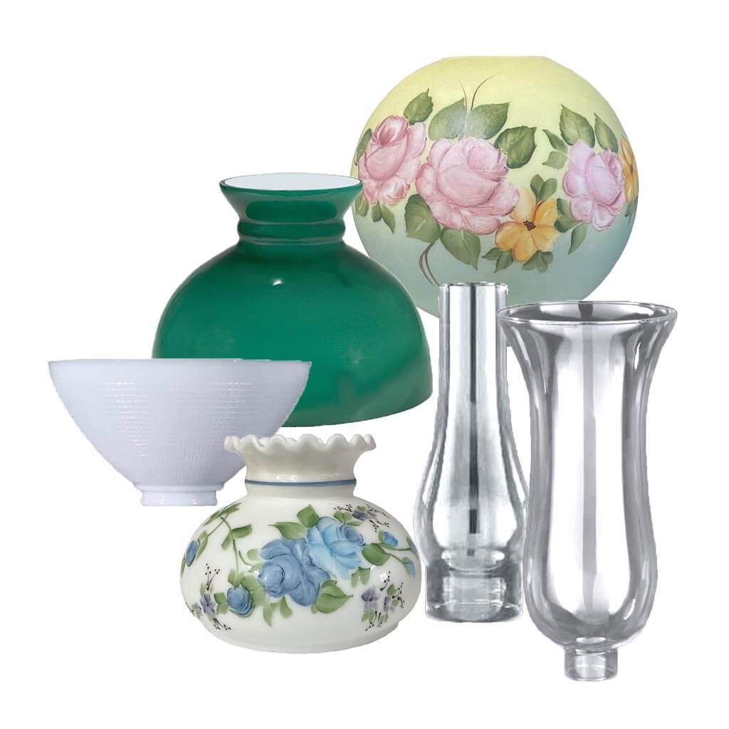 Replacement Glass Lamp Shades, Globes & Chimneys - Paxton Hardware