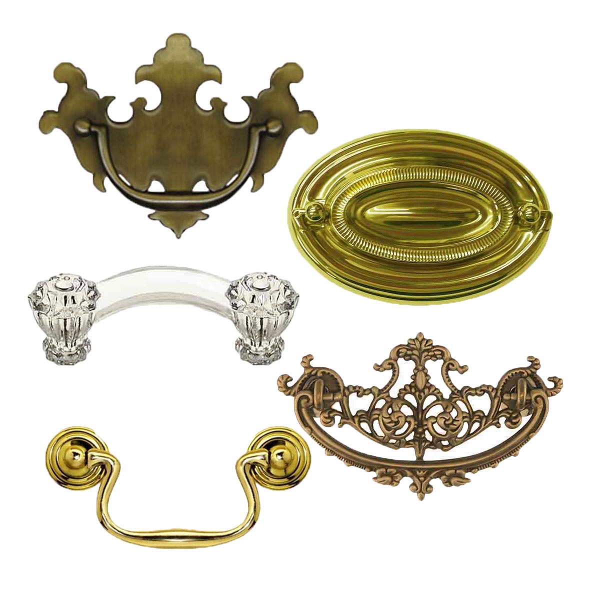 Antique style Drawer Pulls for furniture and cabinets - Paxton Hardware