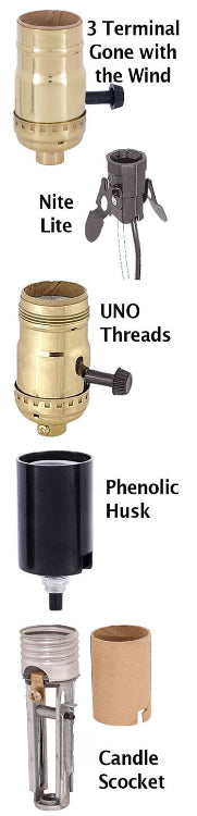 Lamp Sockets for special applications - Paxton Hardware