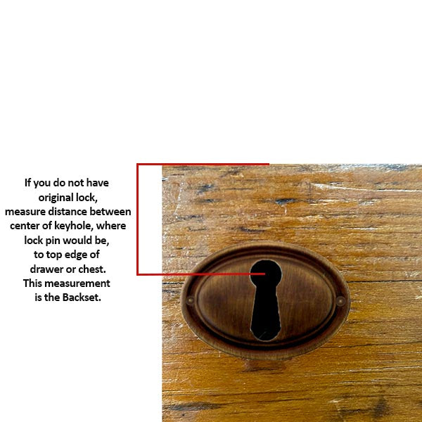 How to measure the lock backset when the lock is missing - Paxton Hardware