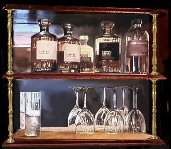 Shelf Column Supports on display shelf - Paxton Hardware