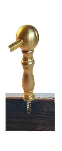 Shelf Rail Post Installation with Adapter Screw - Paxton Hardware