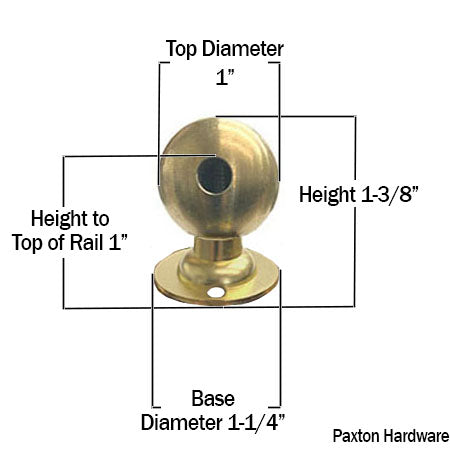 Short Tipping Rail Post Measurements - Paxton Hardware