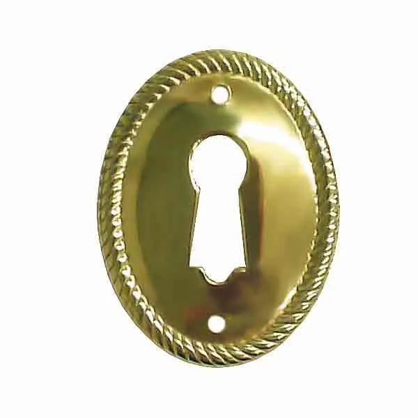 Period Keyhole Escutcheon, Door Oval - Paxton Hardware ltd