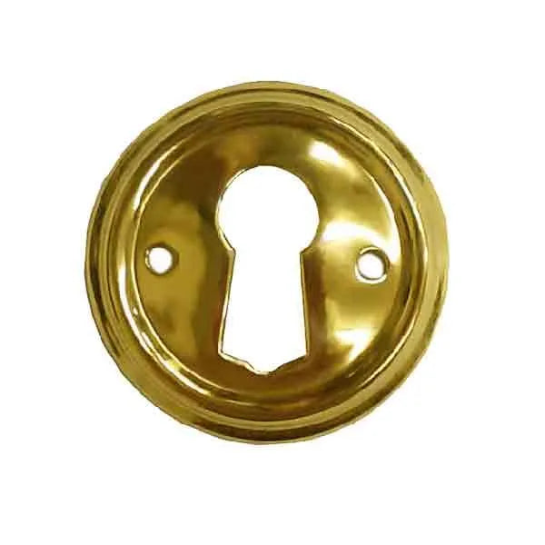 Furniture Keyhole Escutcheon, Round - Paxton Hardware ltd