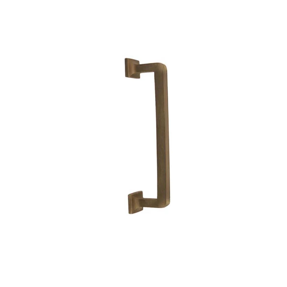 Antique Brass 4" Handle for Cabinet Doors, Paxton Hardware