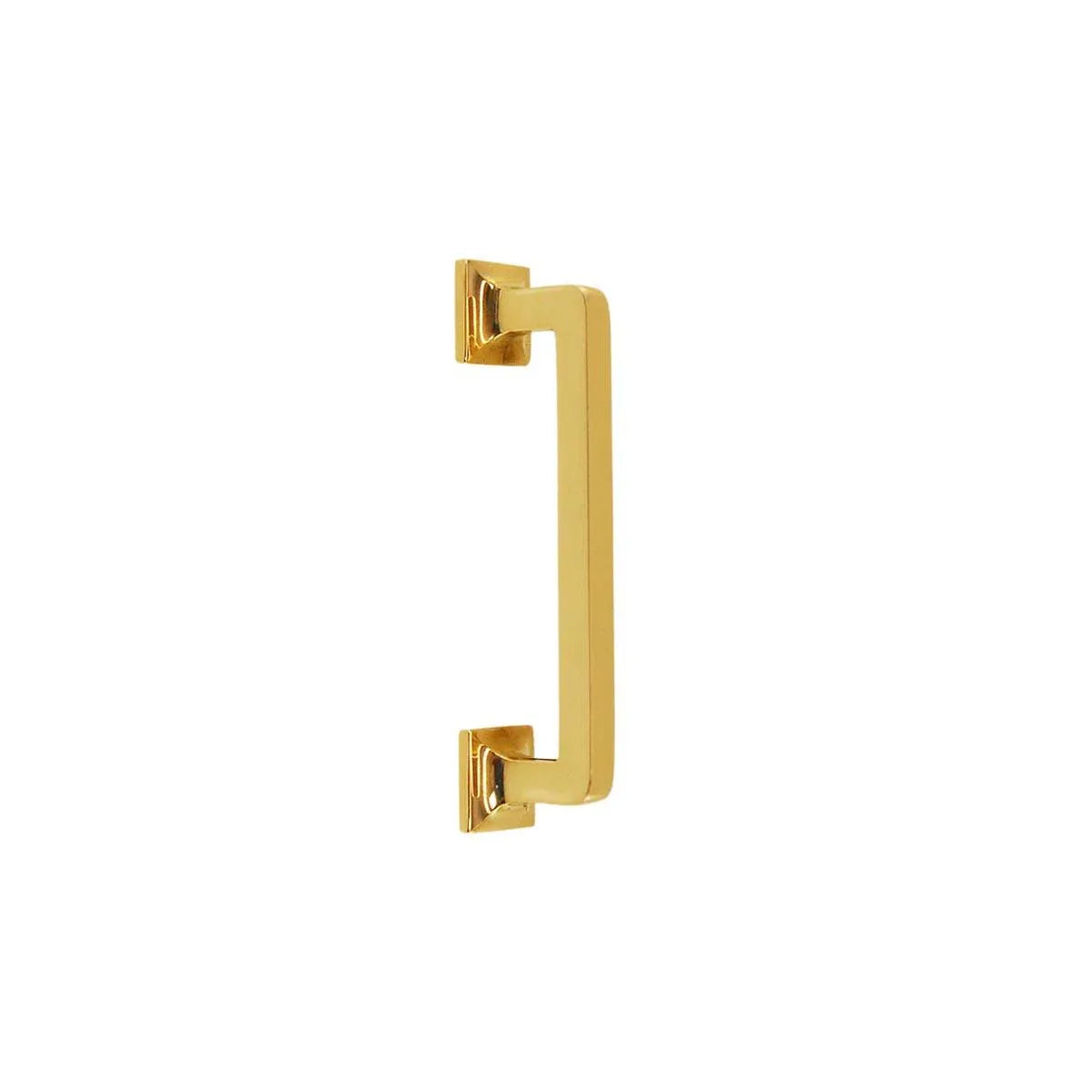 Cabinet Door Handle, 4" Solid Brass, Paxton Hardware