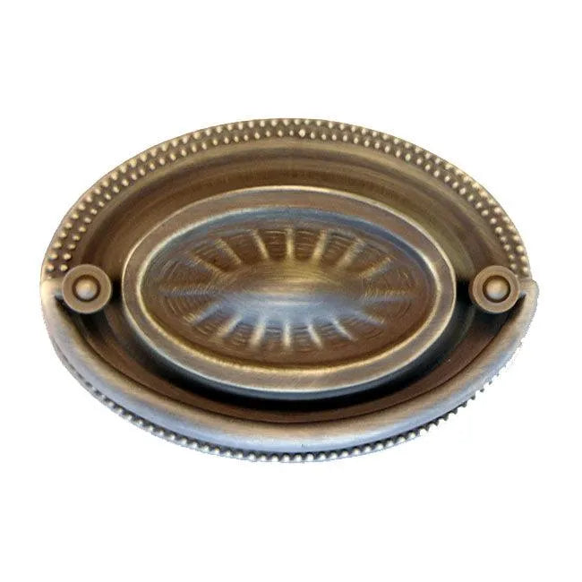 Antique Oval Drawer Pulls, 3" centers, Paxton Hardware