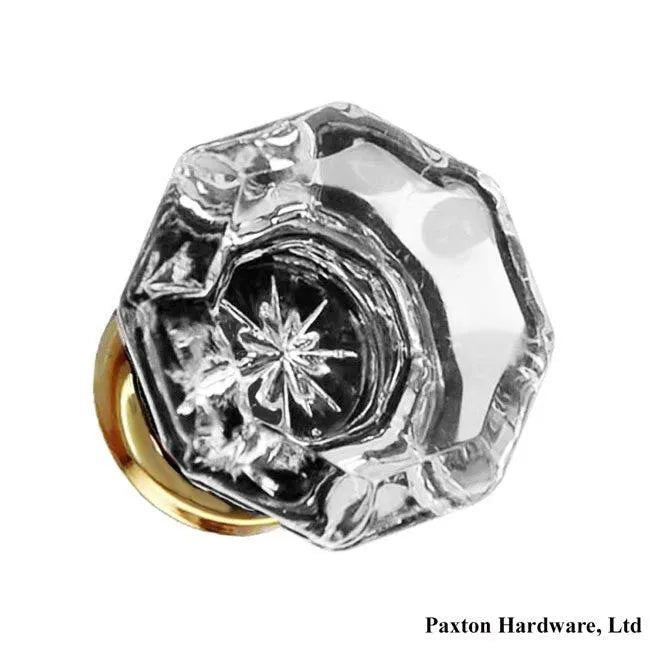 Glass Cabinet Knob with center star, Paxton Hardware