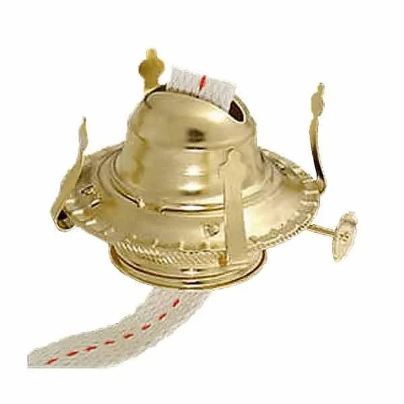 Brass-plated #2 Oil Lamp Burners - Paxton Hardware ltd