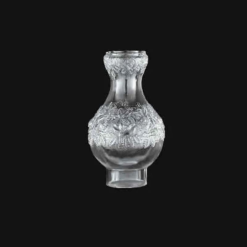 Embossed Rose Chimney, size 3 x 9-1/4 - Paxton Hardware ltd