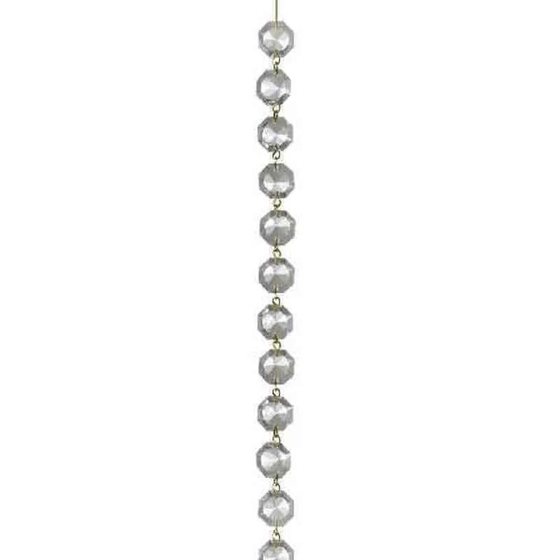 Crystal Lamp Chain, Brass Pin - paxton hardware ltd