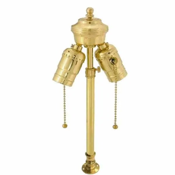 Angled Lamp Socket Clusters, Flange Base - paxton hardware ltd