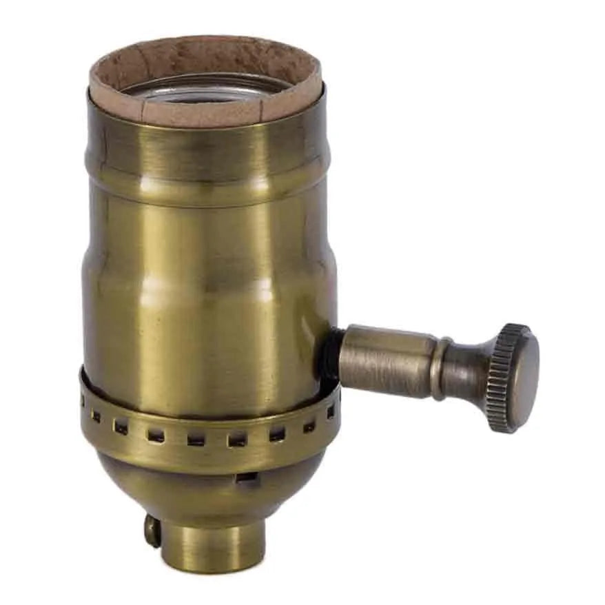 Brass lamp socket sales
