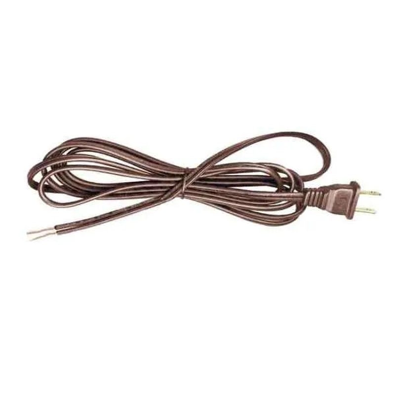 Brown 8 Foot Lamp Cord Sets, SPT1 - paxton hardware ltd