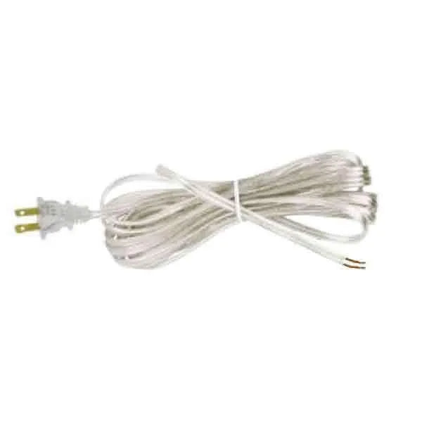 Silver Lamp Cord Sets,12 Foot SPT1 - paxton hardware ltd