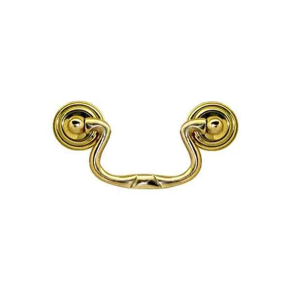 Brass Bail Pulls, 1920's style, size 2-1/2 - paxton hardware ltd