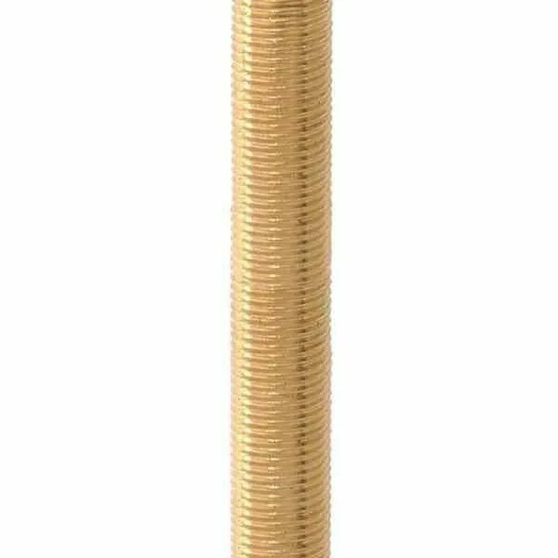 Brass All Thread Lamp Pipe - paxton hardware ltd