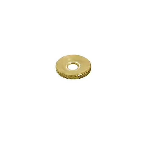 Knurled Brass Locknuts, 9/16 - 1/4-27 - paxton hardware ltd