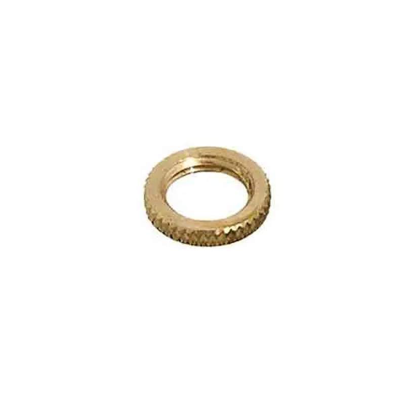 Knurled Brass Locknuts, 1/4 IP - paxton hardware ltd
