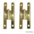 Brass Offset H Hinge for Cabinet Doors, Paxton Hardware