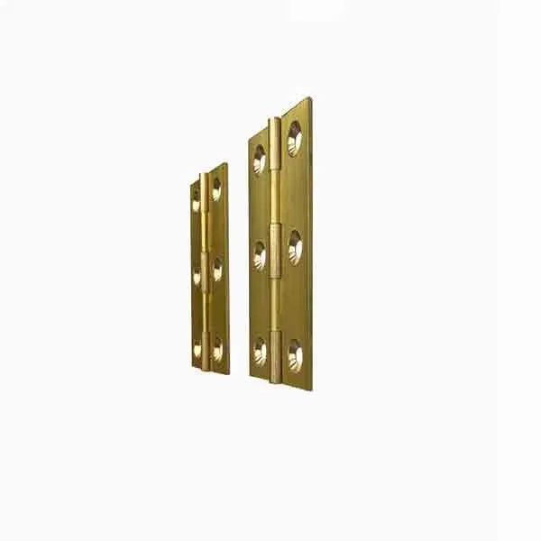Brass Furniture Hinges, height 1-1/2 x 7/8 - paxton hardware ltd