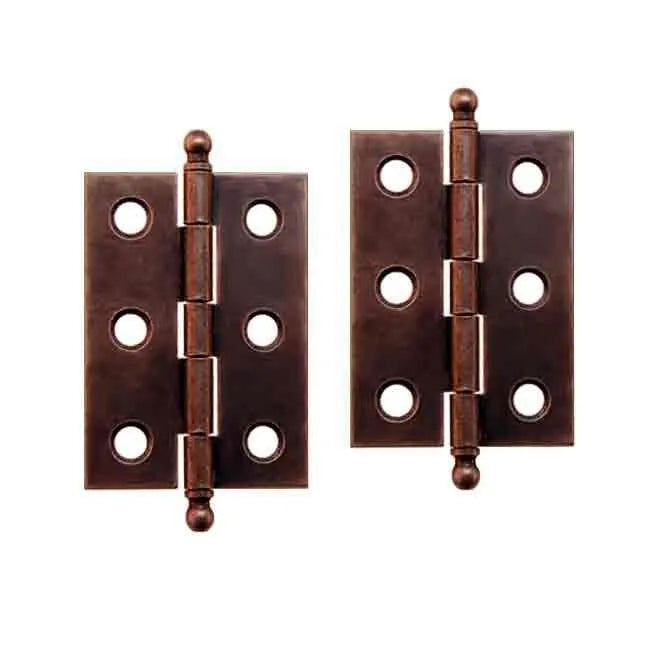 Antique Furniture Hinges, Copper - paxton hardware ltd