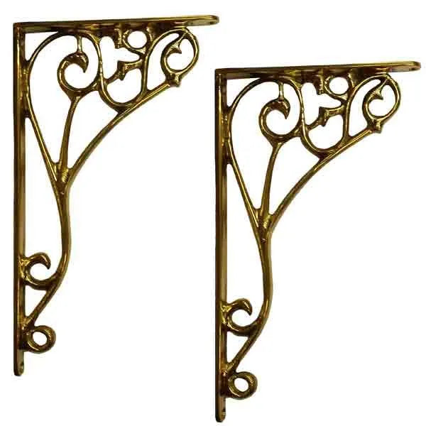 Brass Shelf Brackets - paxton hardware ltd