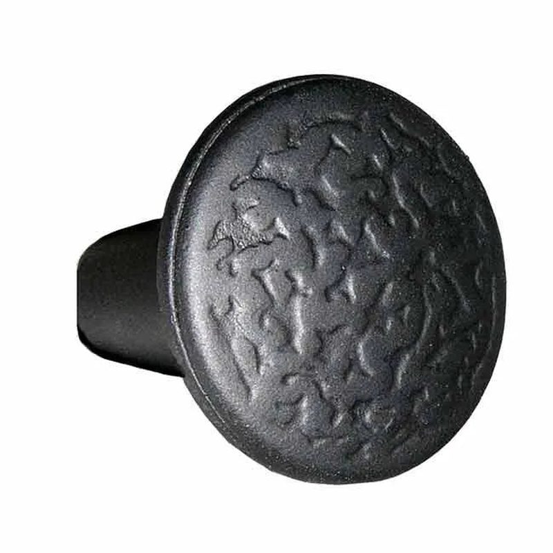 Textured Black Knobs, 1-3/8