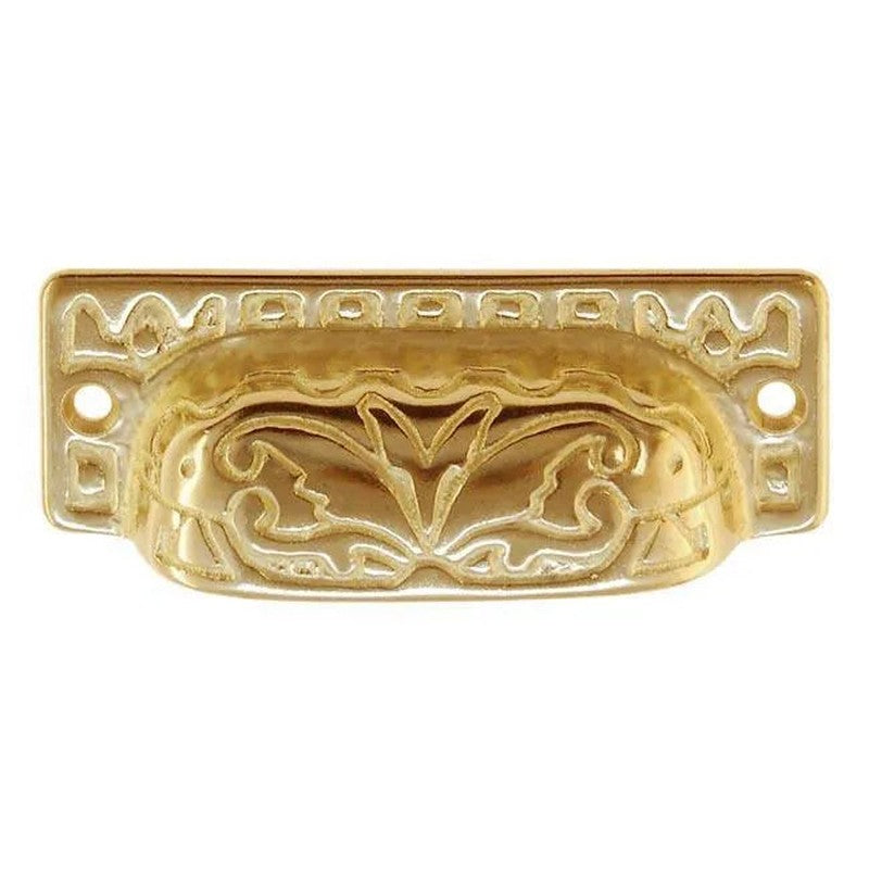 Victorian Bin Pull - Brass, Paxton Hardware