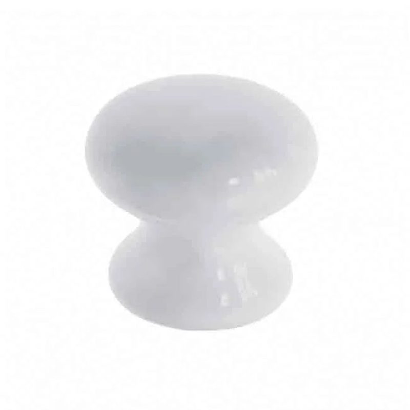 White Porcelain Knobs, 1-1/4 inch, Ceramic - paxton hardware ltd