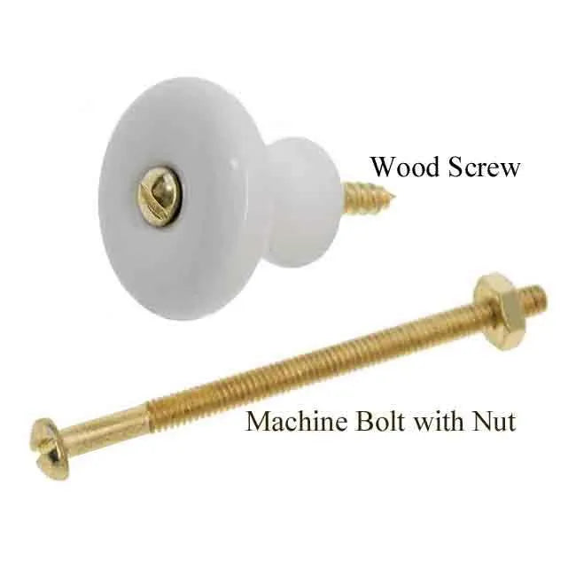 Antique Porcelain Knobs, 1 inch - paxton hardware ltd