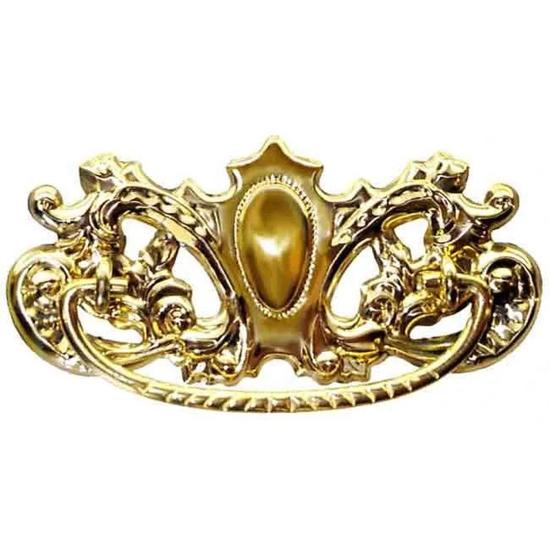 Victorian Drawer Pulls, large backplate, 3