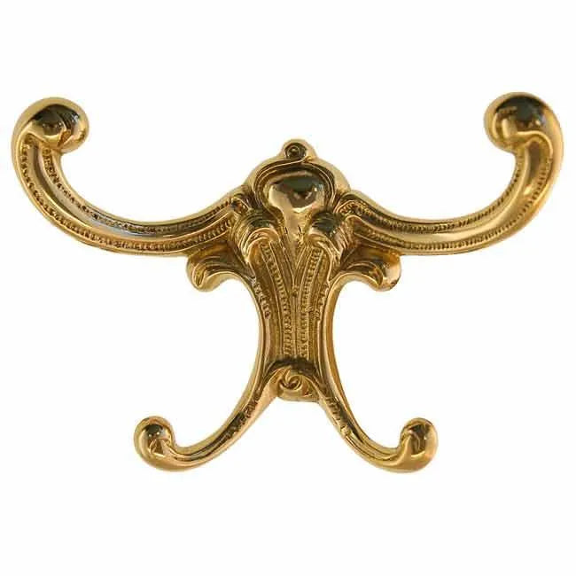 Double Brass Hooks - paxton hardware ltd